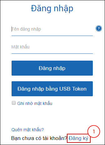 Bài HD10: Hướng dẫn đăng ký Tài khoản trên hệ thống Nộp tờ khai Bkav TVAN tại địa chỉ https://van.bkav.com